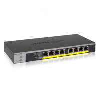 Netgear GS108LP 8-Port Gigabit PoE Unmanaged Rackmount Switch (PoE Budget 60W)